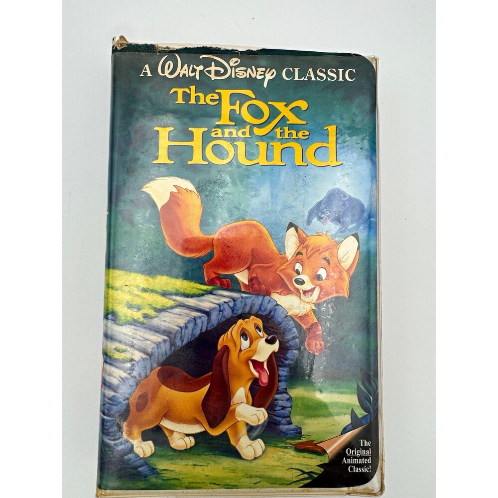 Walt Disney Home Video The Fox and the Hound VHS 1981 NTSC G Mickey Rooney